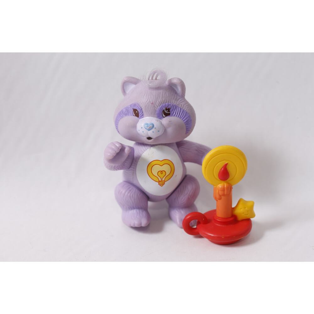 Care Bears Cousins Bright Heart Raccoon Poseable w Clever Candle ~ 260427-WH 03